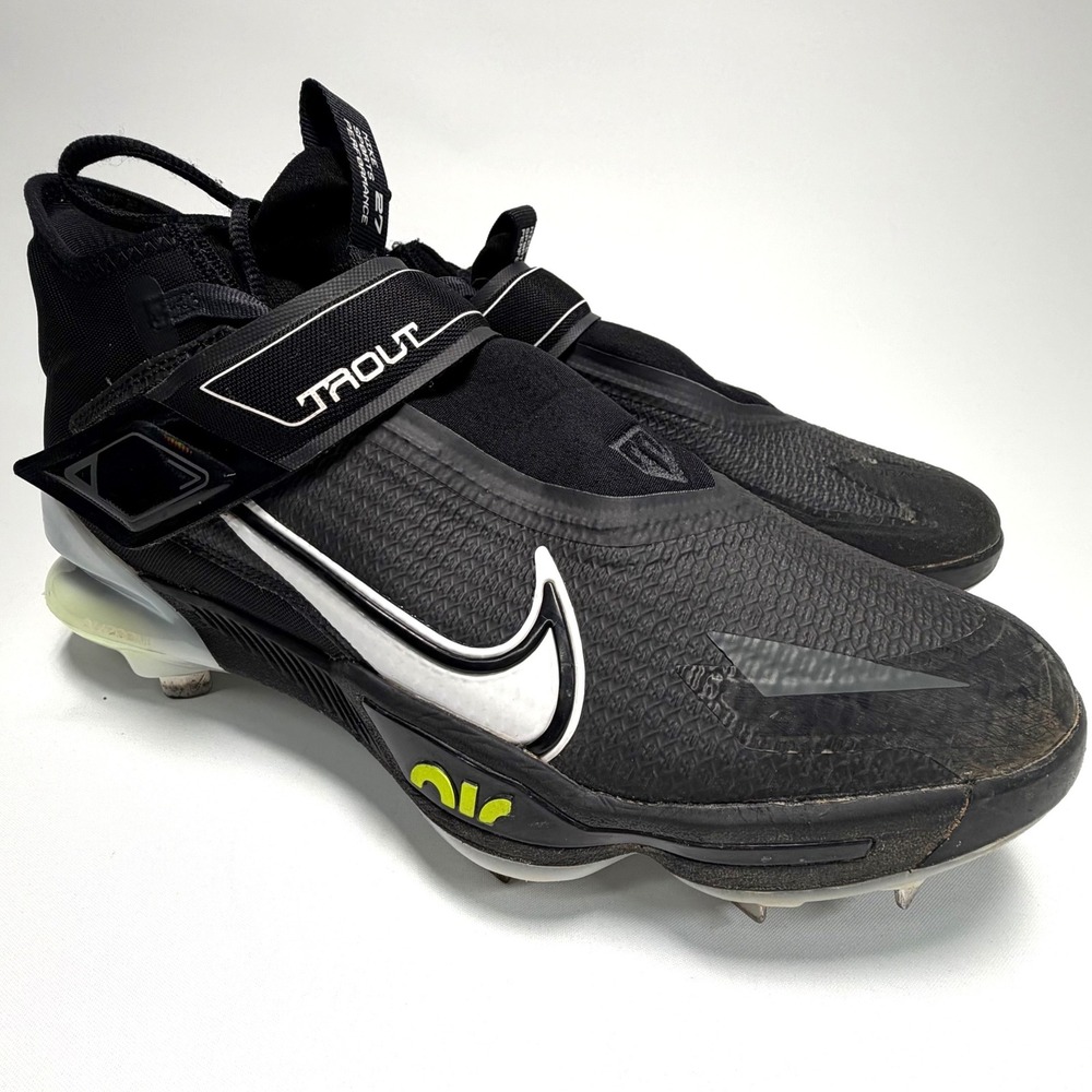 Nike Air Zoom Trout 7 Pro Cleats CJ2931-010 Black Metal 11.5